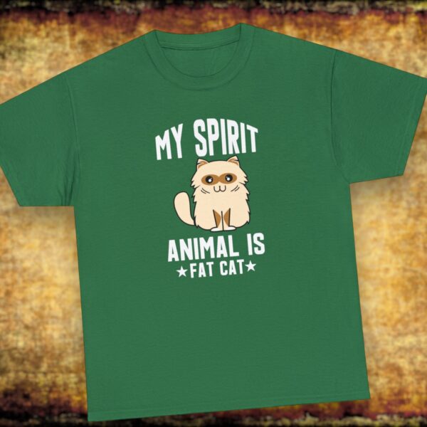 Unleash Your Inner Couch Potato with the &#8216;My Spirit Animal is a Fat Cat&#8217; Tee