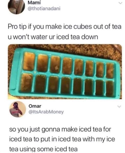 The Iced Tea Conundrum: Turning Iced Tea into&#8230; Iced Tea?