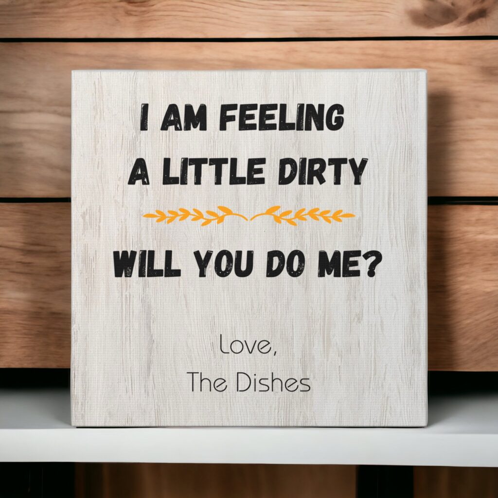 A Soapy Affair: When the Dishes Sent a Cheeky Note