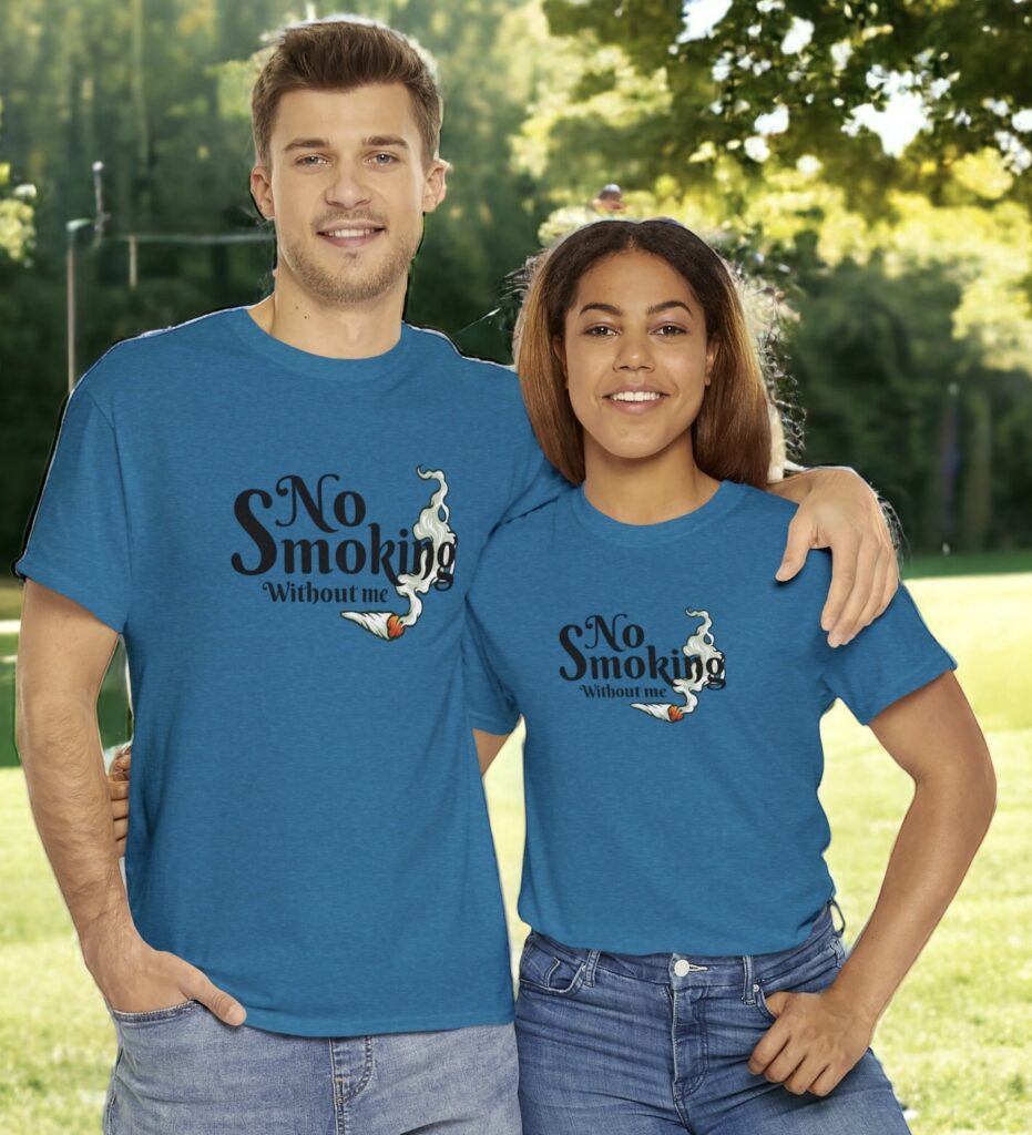 “No Smoking Without Me&#8221;: The Tee That&#8217;s High on Humor