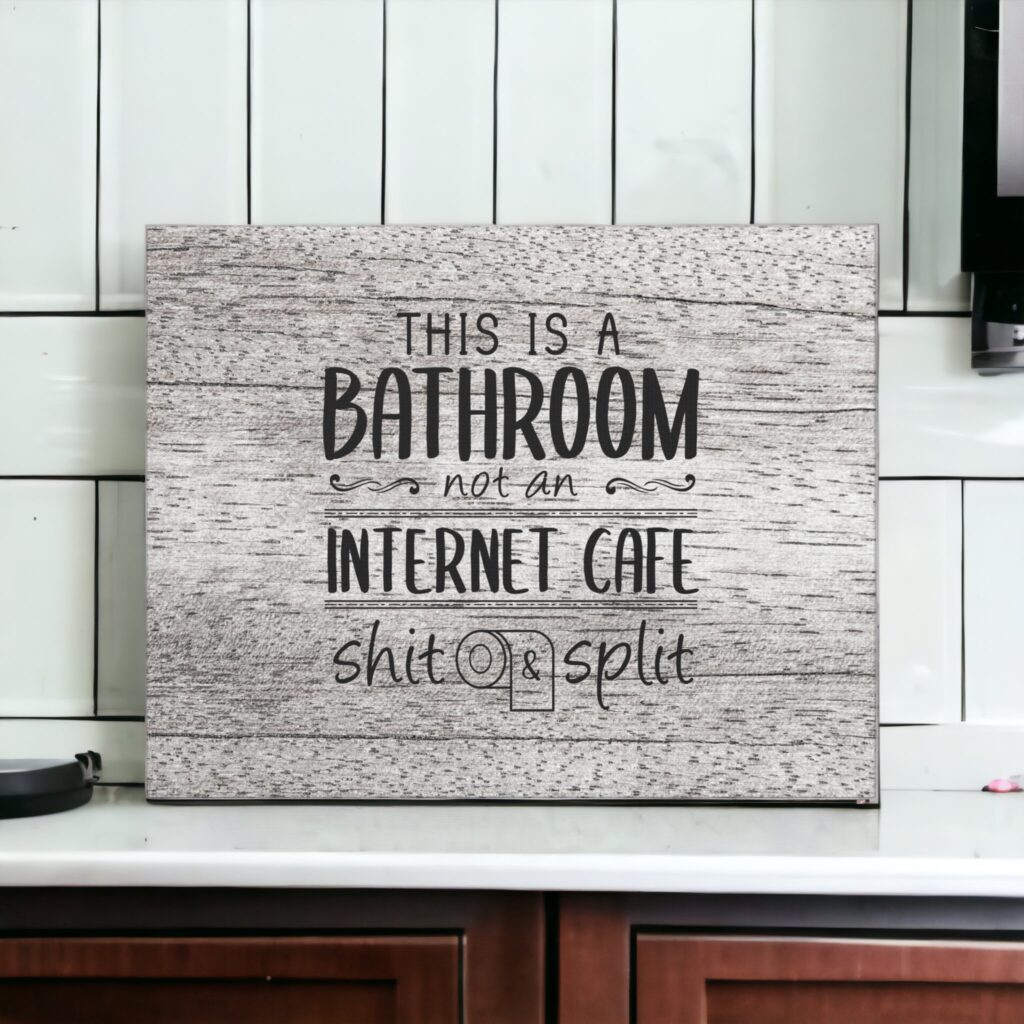 The Bathroom: Not Your Personal Internet Café — It&#8217;s Time to &#8220;Shit and Split!&#8221;